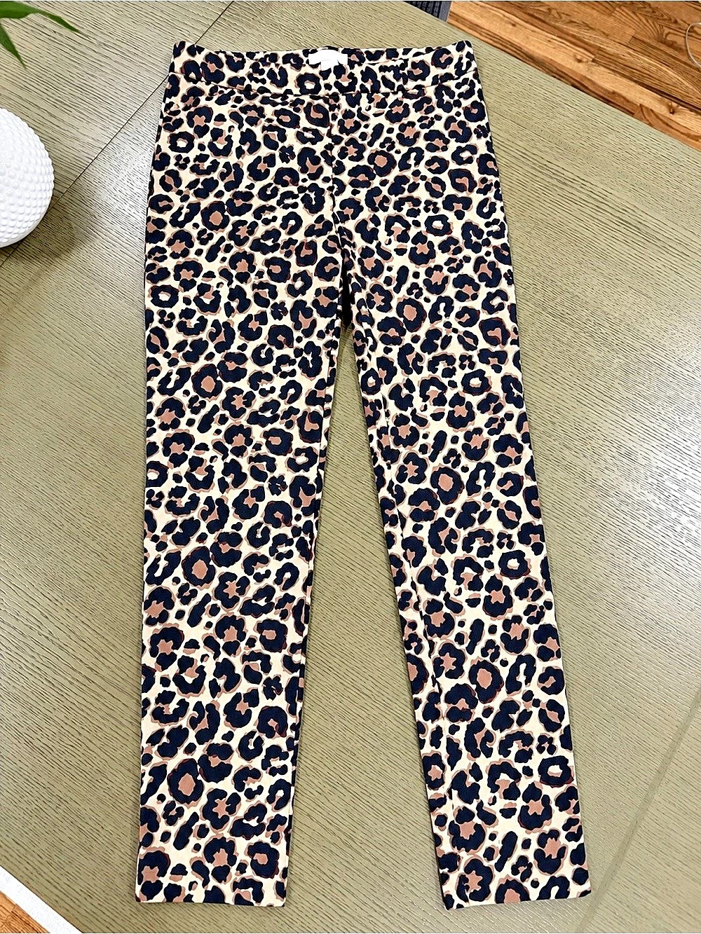 H&M Leopard Print Leggings Size 8 Like New